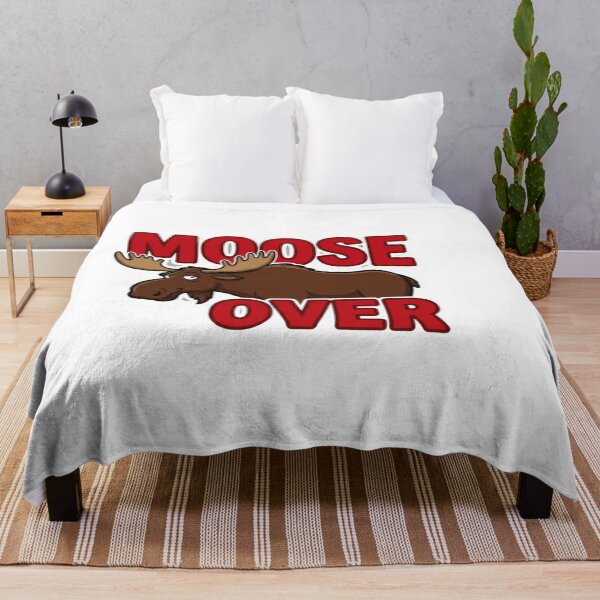 Item preview, Moose Over — Funny Canadian Moose T-Shirt | Wildlife Pun Graphic Tee designed and sold by Canadian Spirit.