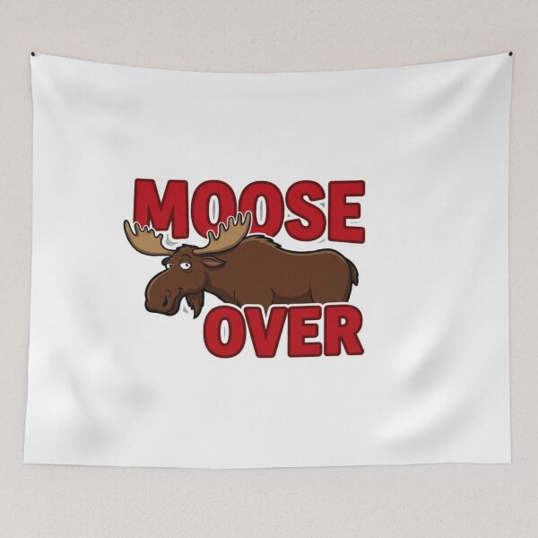 Item preview, Moose Over — Funny Canadian Moose T-Shirt | Wildlife Pun Graphic Tee designed and sold by Canadian Spirit.