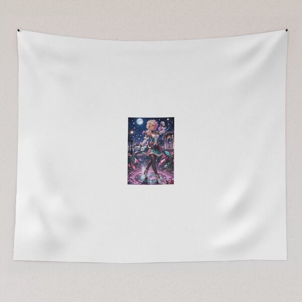 Item preview, Pinkhaired Girl in Teal Dress madoka magical girl designed and sold by CathryneDelamort.