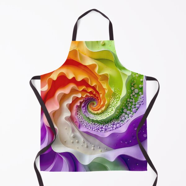 Item preview, Colorful Spiral Galaxy Pattern in Purple Orange Green designed and sold by Vicky Brago-Mitchell®.