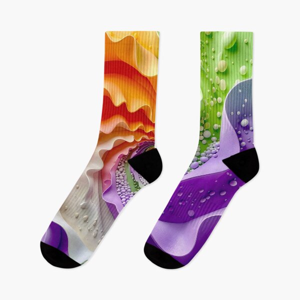 Item preview, Colorful Spiral Galaxy Pattern in Purple Orange Green designed and sold by Vicky Brago-Mitchell®.