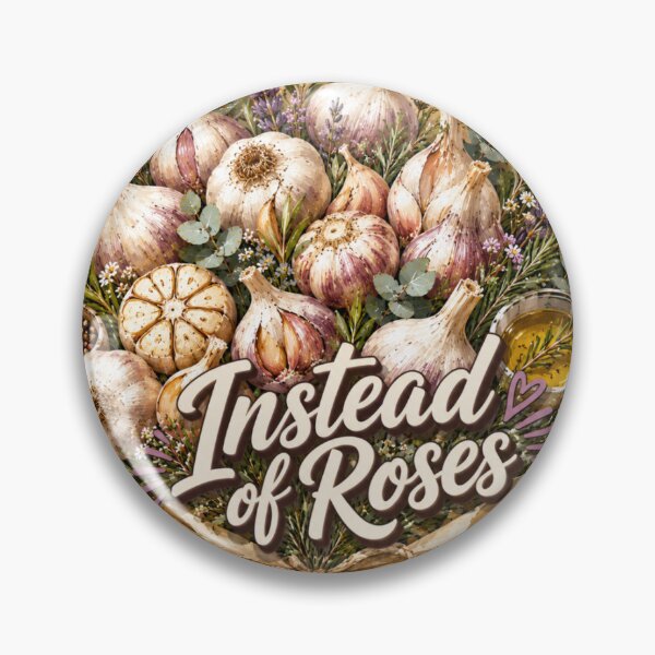 Item preview, Instead of Roses | Garlic Bouquet Mediterranean Gourmet Food Illustration designed and sold by UUniqueIImprint.