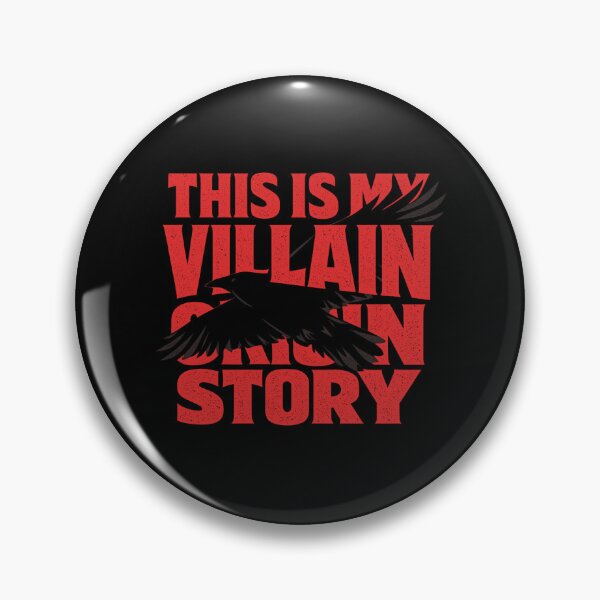 Item preview, This Is My Villain Origin Story, Bold Halloween Statement Graphic designed and sold by PhylonBoxx.