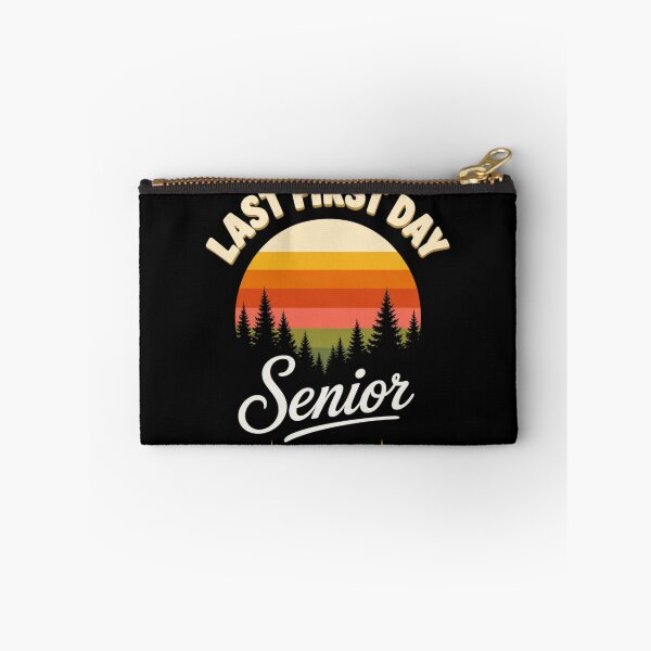 Item preview, Senior 2027 Last First Day Retro Sunset Pine Tree designed and sold by Zizo-DR44.
