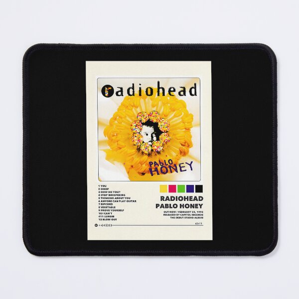 Item preview, Radiohead Pablo Honey Tracklist Sunflower designed and sold by ElenorBashirian.