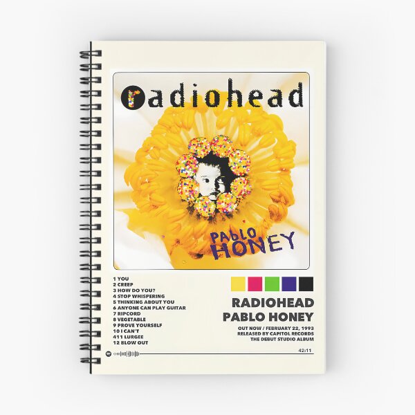 Item preview, Radiohead Pablo Honey Tracklist Sunflower designed and sold by ElenorBashirian.