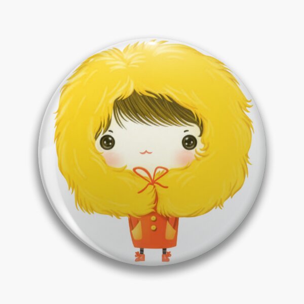 Item preview, Cute Girl in Fluffy Yellow Hood designed and sold by tammist.