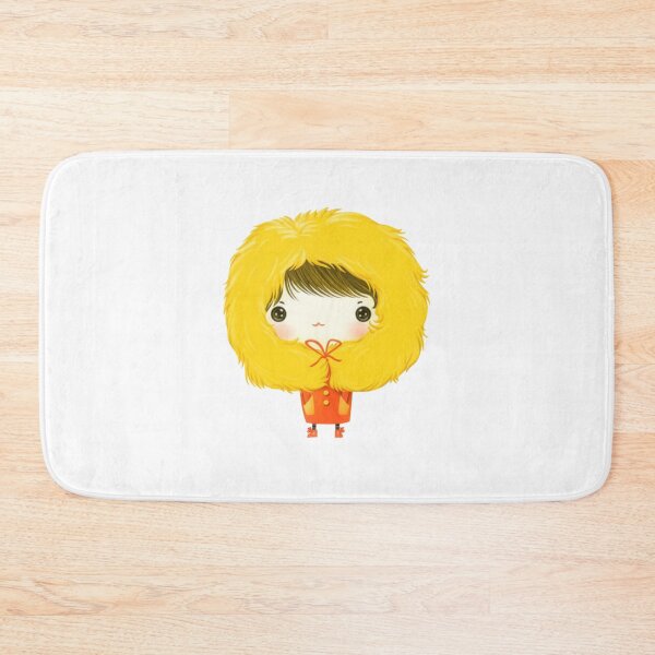 Item preview, Cute Girl in Fluffy Yellow Hood designed and sold by tammist.