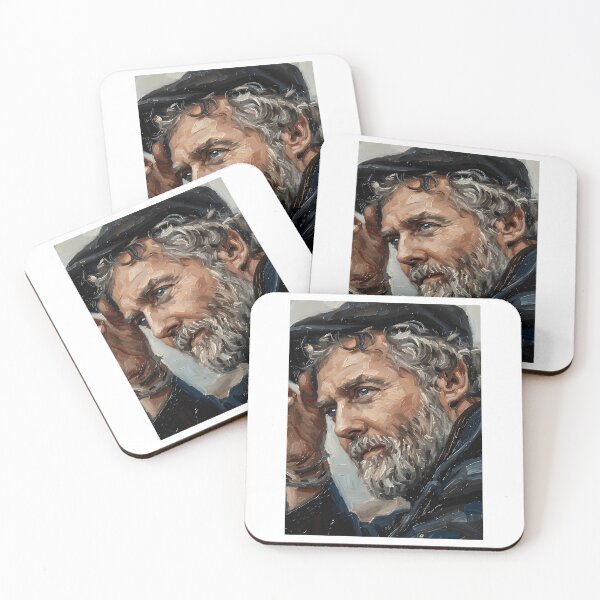 Item preview, Glen Hansard Oil Painting  designed and sold by BoyOhBoyGift.