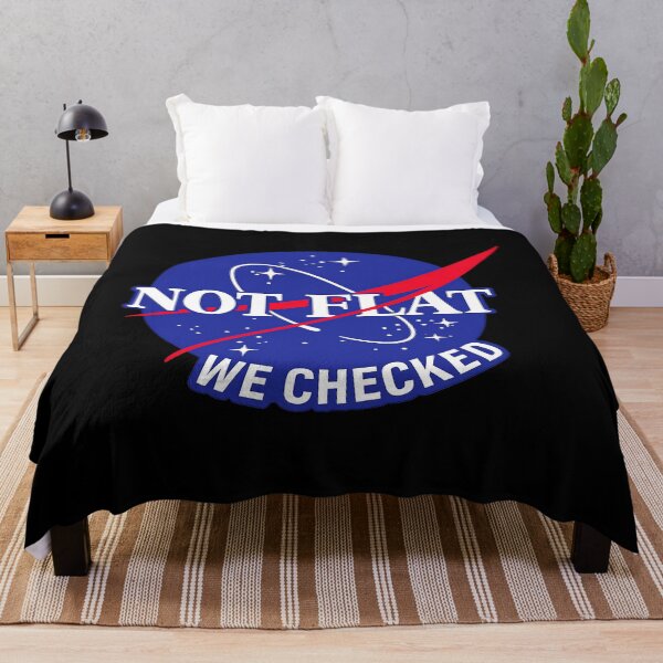 Item preview, NASA Not Flat We Checked designed and sold by naturebyxomi.