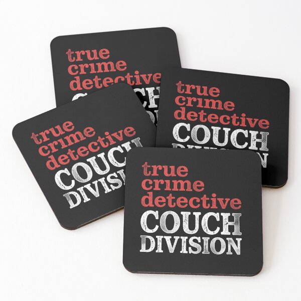 Item preview, True Crime Detective Couch Division Funny Retro Typography designed and sold by AdyKurniawan.