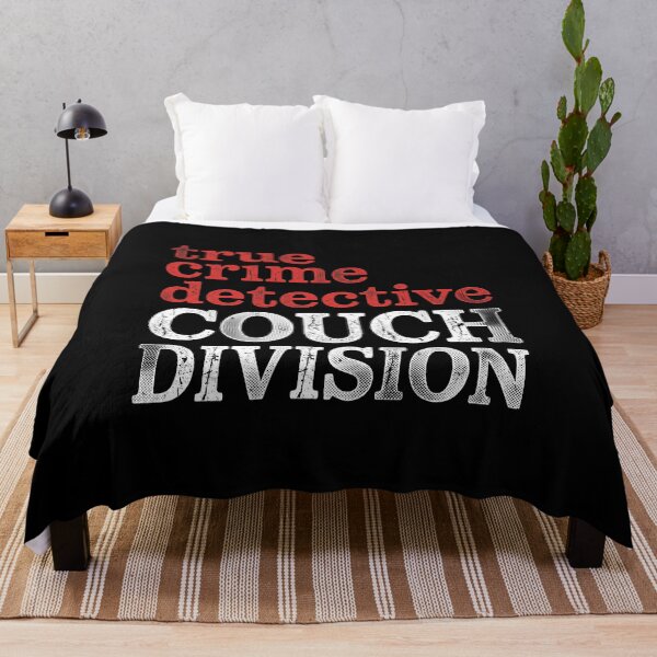 Item preview, True Crime Detective Couch Division Funny Retro Typography designed and sold by AdyKurniawan.