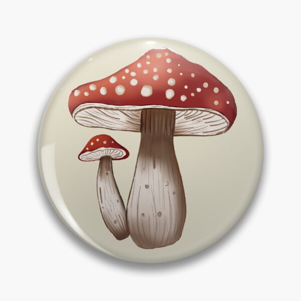 Item preview, Magic mushrooms, unique watercolor style designed and sold by tornasolhaze.