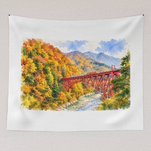 Item preview, Kurobe Gorge Railway (Kurobe Torokko) designed and sold by HOMETOWN86.