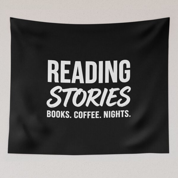 Item preview, Reading Stories Books Coffee Nights Book Lover Graphic T-Shirt designed and sold by FestivityFinds.