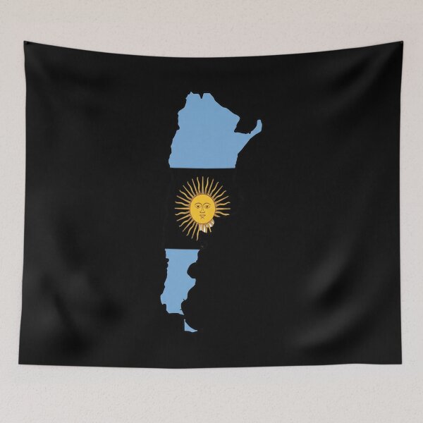 Item preview, Flag Map of Argentina designed and sold by vlahosfeari.
