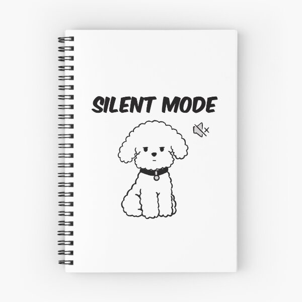 Item preview, Silent Mode Dog Funny Introvert Fluffy Puppy designed and sold by pinkystickstore.