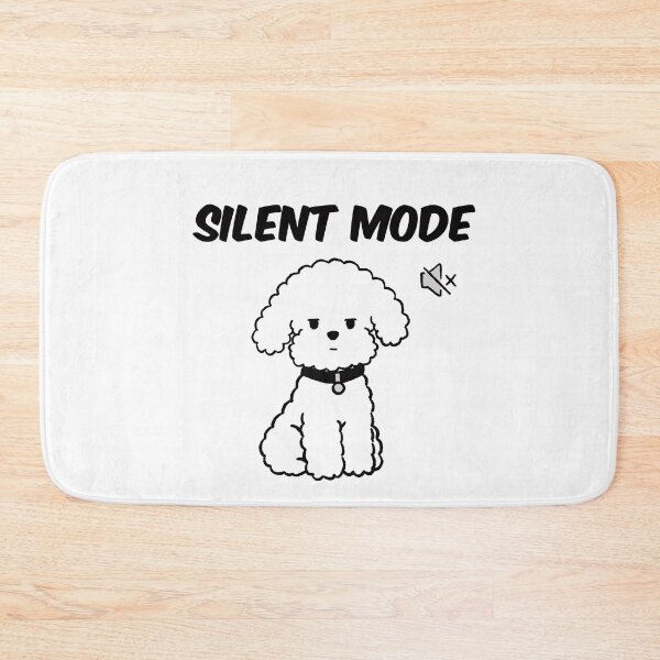 Item preview, Silent Mode Dog Funny Introvert Fluffy Puppy designed and sold by pinkystickstore.