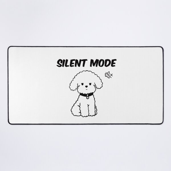 Item preview, Silent Mode Dog Funny Introvert Fluffy Puppy designed and sold by pinkystickstore.