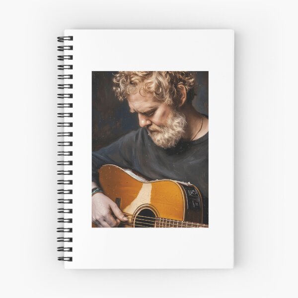 Item preview, Glen Hansard Oil Painting designed and sold by BoyOhBoyGift.