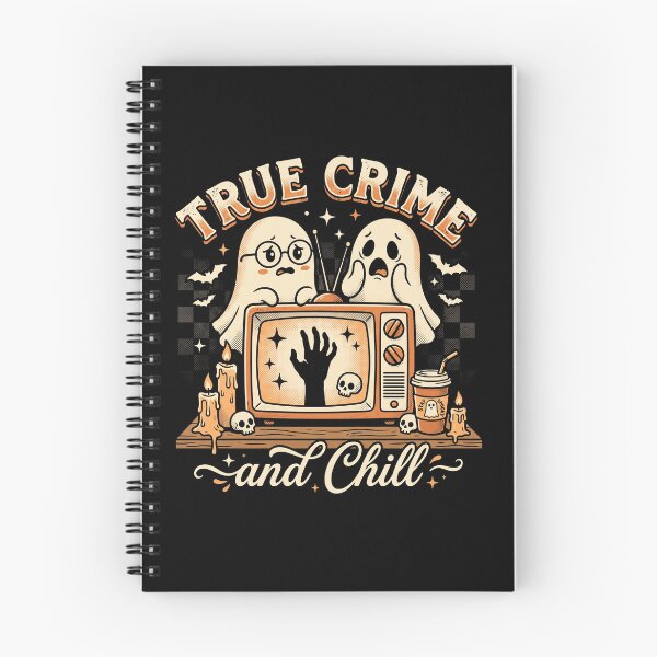 Item preview, Retro Spooky True Crime And Chill Cute Ghost Graphic designed and sold by AdyKurniawan.