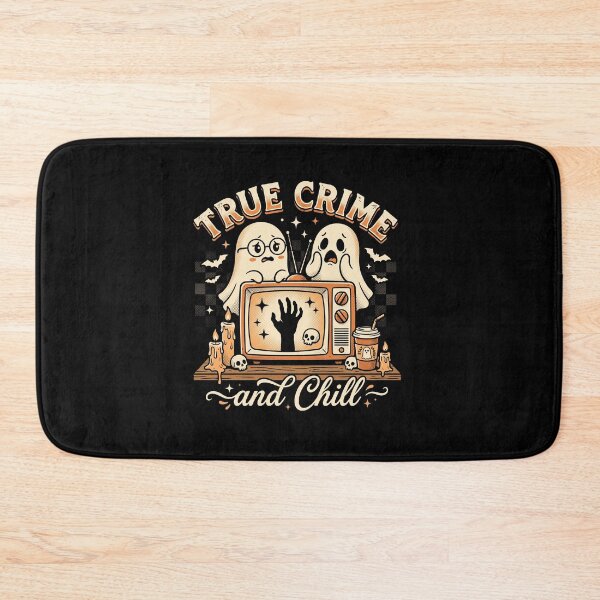 Item preview, Retro Spooky True Crime And Chill Cute Ghost Graphic designed and sold by AdyKurniawan.