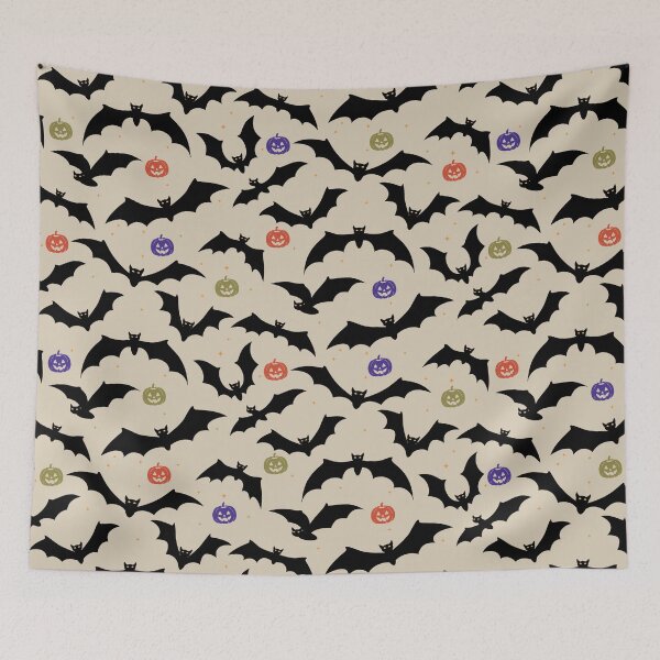 Item preview, Vintage Midnight Bat Swarm designed and sold by pumpkinchino.