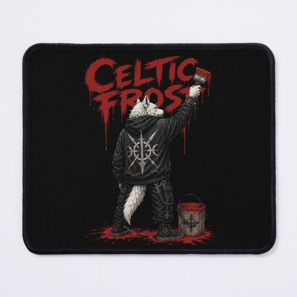 Item preview, Celtic Frost Winter Wolf Graffiti Metal Art designed and sold by ZHISUART.