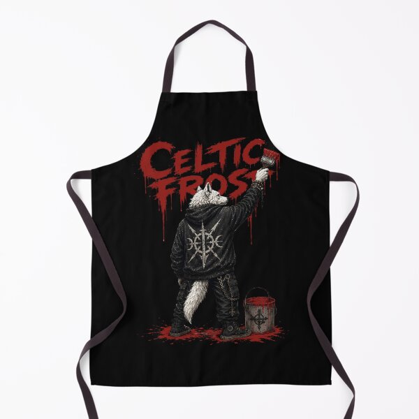 Item preview, Celtic Frost Winter Wolf Graffiti Metal Art designed and sold by ZHISUART.