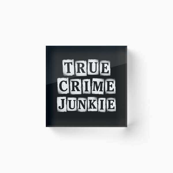 Item preview, True Crime Junkie Retro Ransom Note Typography Graphic designed and sold by AdyKurniawan.