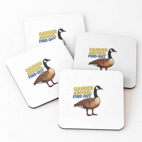 Item preview, Gander Around, Find Out — Funny Canada Goose T-Shirt | Canadian Wildlife Tee designed and sold by Canadian Spirit.
