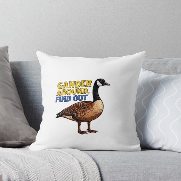 Item preview, Gander Around, Find Out — Funny Canada Goose T-Shirt | Canadian Wildlife Tee designed and sold by Canadian Spirit.
