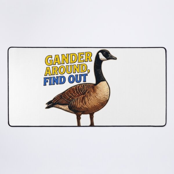 Item preview, Gander Around, Find Out — Funny Canada Goose T-Shirt | Canadian Wildlife Tee designed and sold by Canadian Spirit.