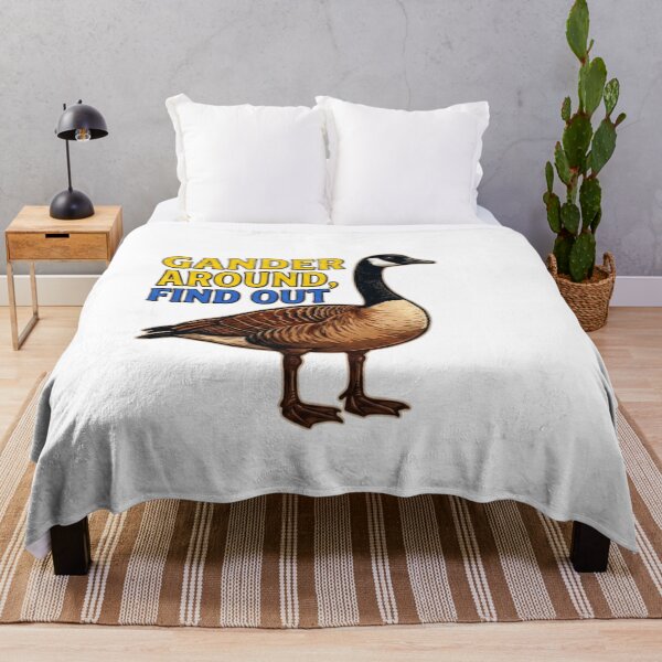 Item preview, Gander Around, Find Out — Funny Canada Goose T-Shirt | Canadian Wildlife Tee designed and sold by Canadian Spirit.