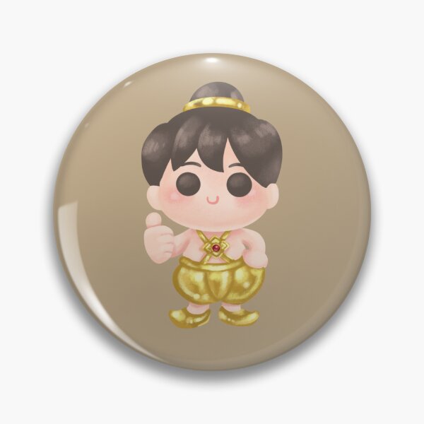 Item preview, Cute Thai Prince in Traditional Gold Attire Art designed and sold by iDream.arts.
