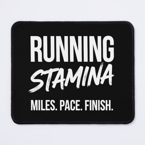 Item preview, Running Stamina T-Shirt - Miles, Pace, Finish designed and sold by FestivityFinds.