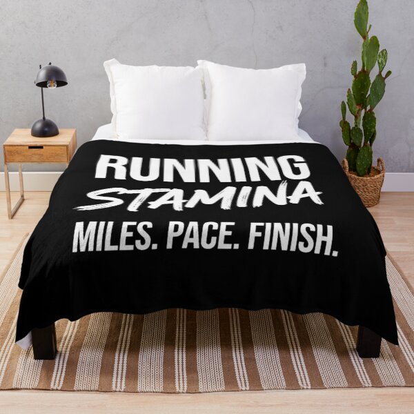 Item preview, Running Stamina T-Shirt - Miles, Pace, Finish designed and sold by FestivityFinds.