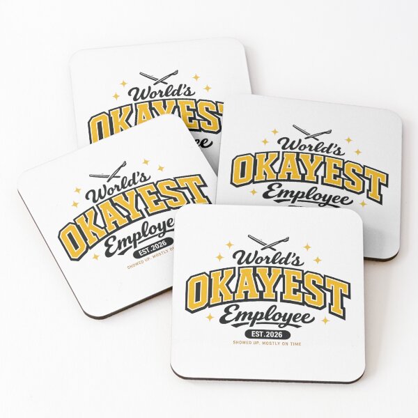 Item preview, World's Okayest Employee Tee, Office Gift For The Underpaid designed and sold by PhylonBoxx.