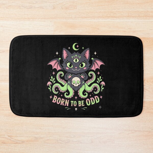 Item preview, Born To Be Odd - Pastel Goth Three Eyed Cat & Cthulhu designed and sold by PDGcreative.