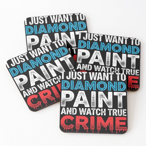 Item preview, True Crime & Diamond Painting Crafter Funny Hobby Graphic designed and sold by AdyKurniawan.