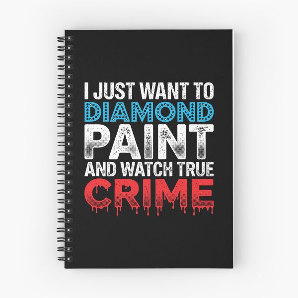 Item preview, True Crime & Diamond Painting Crafter Funny Hobby Graphic designed and sold by AdyKurniawan.