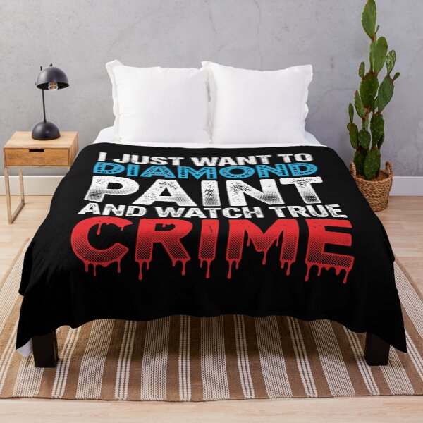 Item preview, True Crime & Diamond Painting Crafter Funny Hobby Graphic designed and sold by AdyKurniawan.
