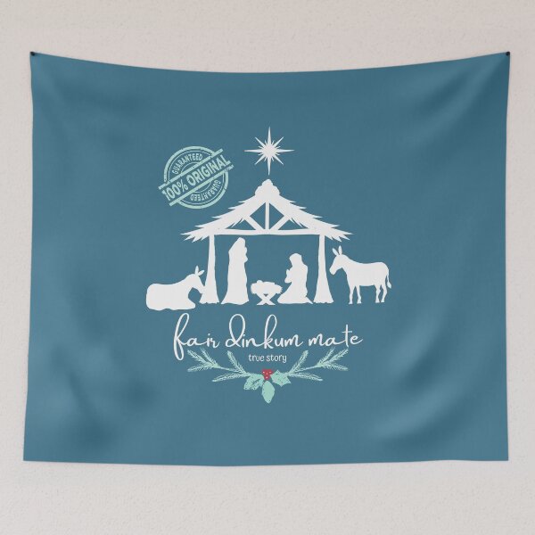 Item preview, Fair Dinkum Mate True Story Merry Christmas Faith Looks Good designed and sold by FaithLooksGood.