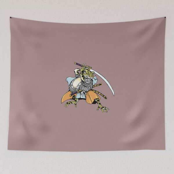 Item preview, Samurai Frog Drawing His Katana designed and sold by lilybaker3389.