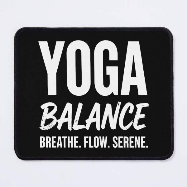 Item preview, Yoga Balance T-Shirt: Breathe, Flow, Serene Mindset designed and sold by FestivityFinds.
