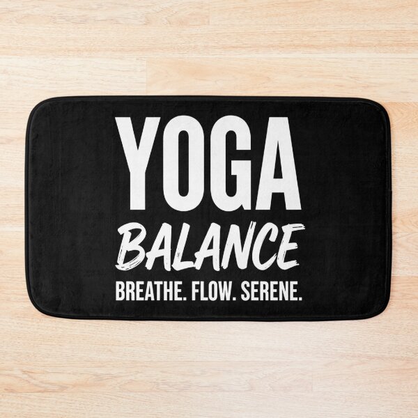 Item preview, Yoga Balance T-Shirt: Breathe, Flow, Serene Mindset designed and sold by FestivityFinds.