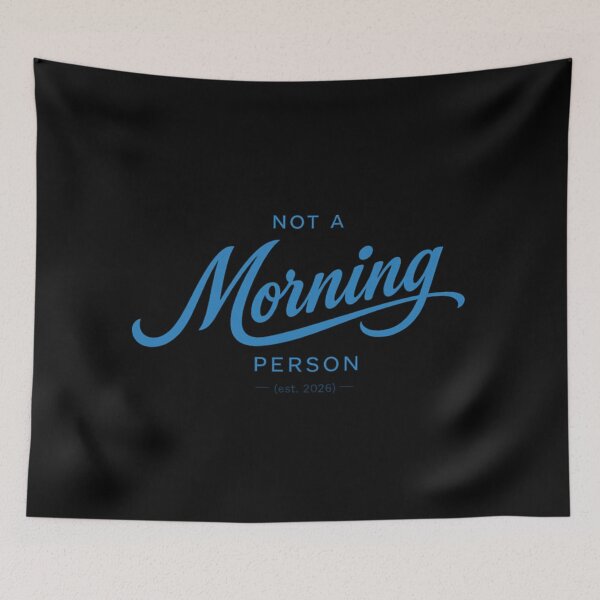 Item preview, Not A Morning Person Shirt, For People Who Need Silence Before 9AM designed and sold by PhylonBoxx.