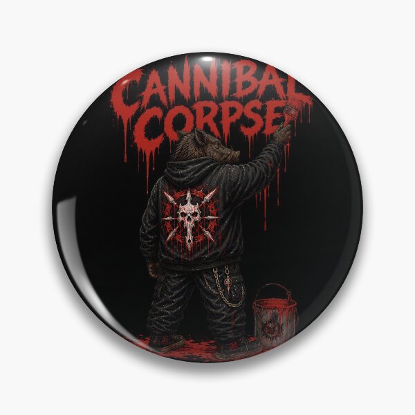 Item preview, Cannibal Corpse Boar Painter Death Metal Art designed and sold by ZHISUART.