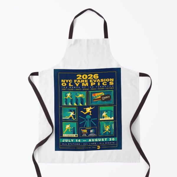 Item preview, NYC Subway Fare Evasion Olympics - Design 2 designed and sold by JoeNeckbone's Hangout.