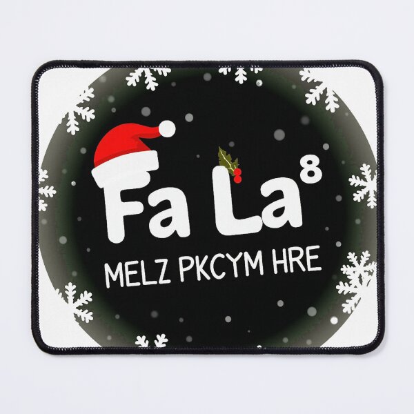 Item preview, Fa La La 8 Santa Hat Funny Christmas Snowflake designed and sold by icm4639.